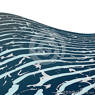 Sea waves background Stock Photo