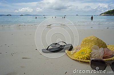 Seabeach at tropic Stock Photo