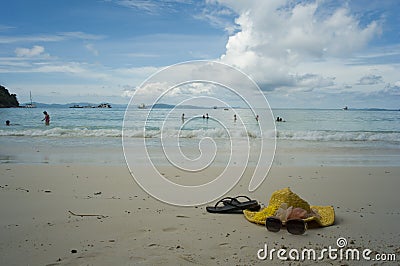 Seabeach at tropic Stock Photo