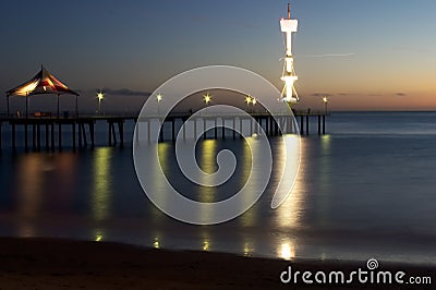 Seacliff beach Stock Photo