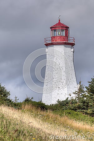 Seacow Head lighthouse, Prince Edward Island Stock Photo