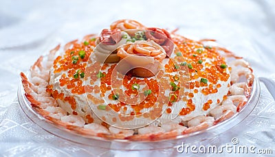 Seafood dish Stock Photo