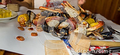 Seafood Feast Stock Photo