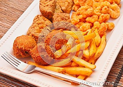 Seafood Platter Stock Photo