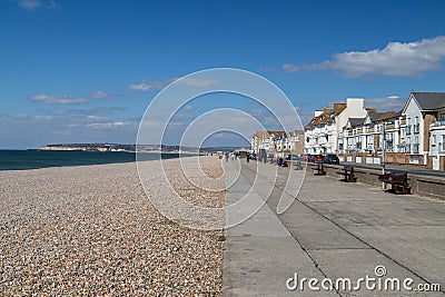 Seaford Beach in England Editorial Stock Photo