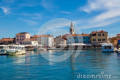 The seafront in Fazana town Editorial Stock Photo