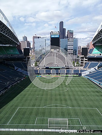 Century Link Football Stadium Editorial Stock Photo