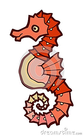 Seahorse Vector Illustration