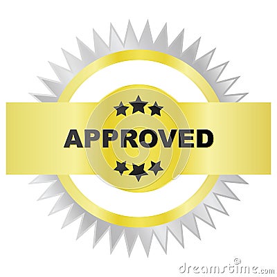 Seal of approval Vector Illustration