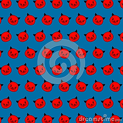 Seal - emoji pattern 79 Stock Photo