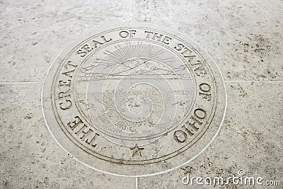 Seal of Ohio in Fort Bonifacio, Manila, Philippines Editorial Stock Photo