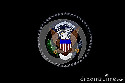 The seal of the president of The United States Editorial Stock Photo