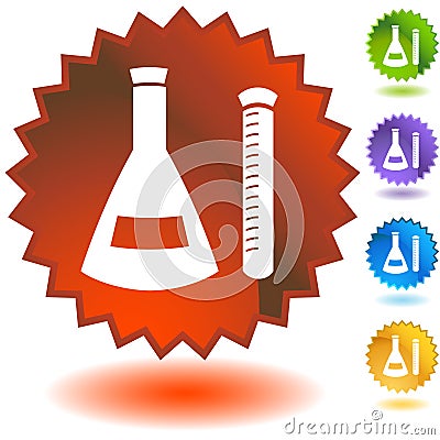 Seal Set - Vials Vector Illustration