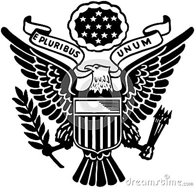 Seal Of The United States Vector Illustration