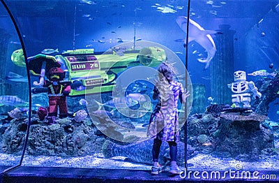 Sealife Aquarium Inside Legoland Editorial Stock Photo