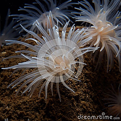 Sealoch anemone, Protanthea simplex. Loch Linnhe, Diving, Scottish West Coast Stock Photo