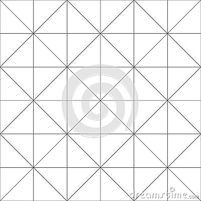 Seamlesly repeatable diagonal, oblique, slanting lines graph paper pattern. Slope, skew grid, mesh. Draft, drawing, plotting paper Vector Illustration