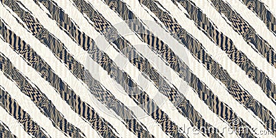 Seamless abstract african safari zebra and tiger stripes kintsugi background pattern Stock Photo