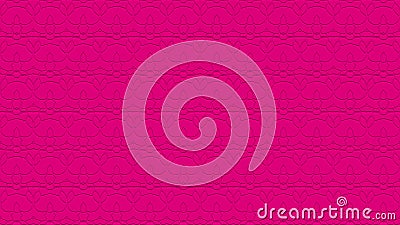 Seamless abstract background in hot pink tones with scribbles Stock Photo