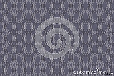 Seamless, abstract background pattern made with repetitive zigzag lines Vector Illustration