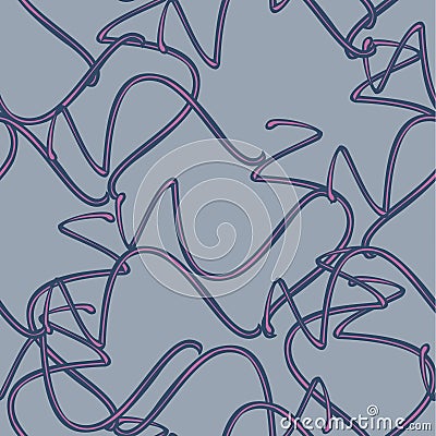 Seamless abstract background with swirls. Vector illustration. Vector Illustration