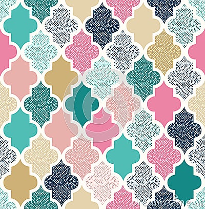 Seamless abstract dots pattern Vector Illustration