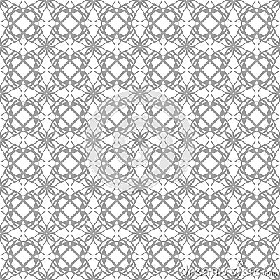 Seamless abstract floral pattern in oriental style. Vector Illustration