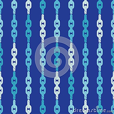 Seamless abstract geometric pattern. Mosaic texture. Chain texture. Brushwork. Hand hatching. Scribble texture. Stock Photo