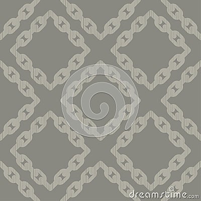 Seamless abstract geometric pattern. Mosaic texture. Chain texture. Brushwork. Hand hatching. Scribble texture. Stock Photo
