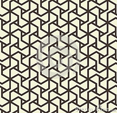 Seamless abstract geometric pattern with triangle lines in black and white - vector eps8 Vector Illustration