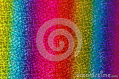 Seamless abstract glitter rainbow background of holographic paper Stock Photo