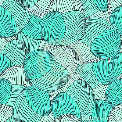 Seamless abstract hand-drawn pattern Vector Illustration