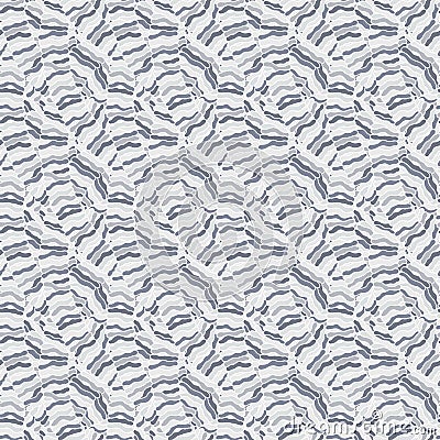 Seamless abstract hand-drawn waves pattern, wavy background. Vector Illustration