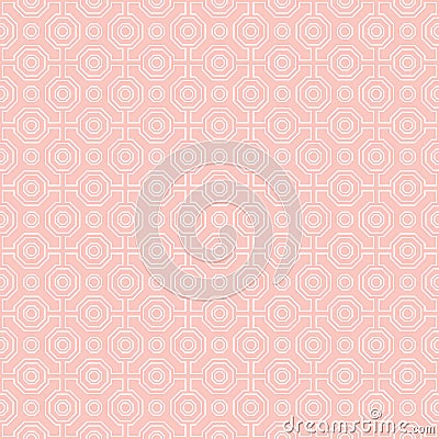 Seamless Abstract Pattern With Octagons Stock Photo