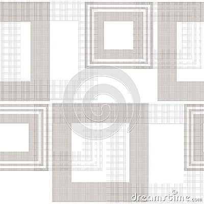 Seamless abstract pattern retro ornament geometric stylish backg Stock Photo