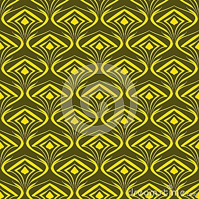 Seamless abstract pattern on wallpaper Vector Illustration