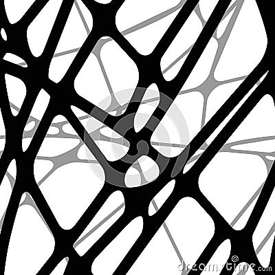 Seamless abstract volumetric transparent background Vector Illustration