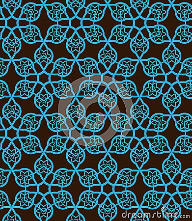 Seamless arabian pattern Vector Illustration