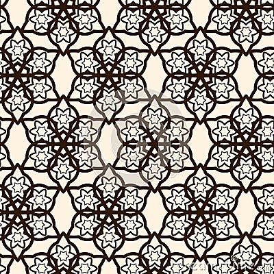 Seamless arabian pattern Vector Illustration