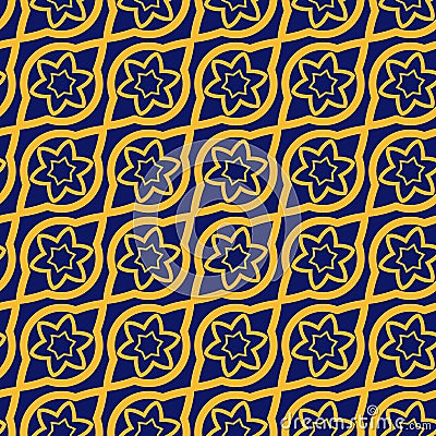 Seamless arabian pattern Vector Illustration