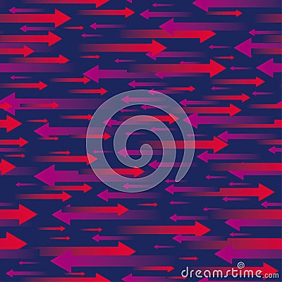 Seamless arrows pattern Vector Illustration