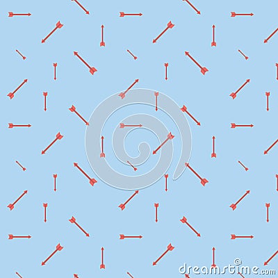 Seamless Arrows In The Skies Pattern Stock Photo