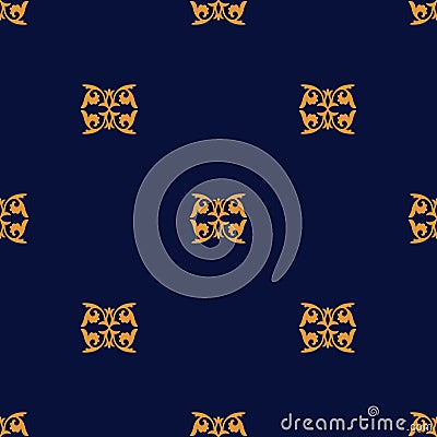 Seamless Asian pattern of the nomads of Central Asia and Kazakhstan, Kyrgyzstan Vector Illustration