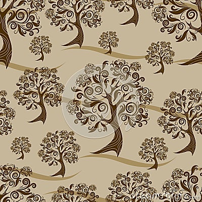 Seamless autumn pattern. Thanksgiving Vector Illustration