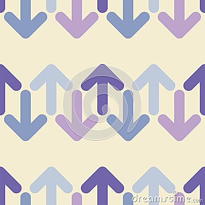 Seamless background with decorative arrows. Flat design. Stock Photo