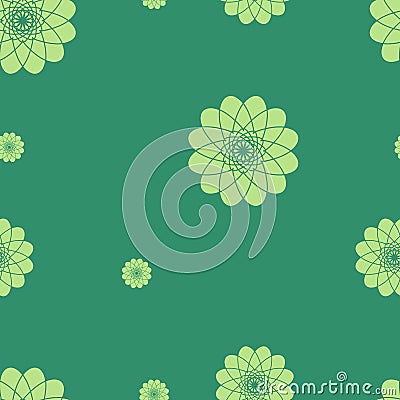 Seamless background with flower motif. Vector Vector Illustration