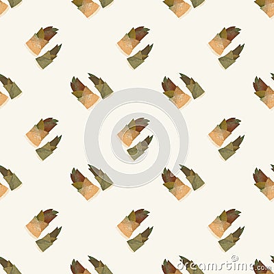 A Seamless background image colorful watercolor texture vegetable Stock Photo