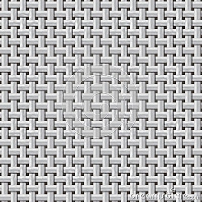 Seamless background weaving ribbed metal wire. Stock Photo