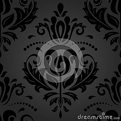 Seamless Baroque Pattern Stock Photo