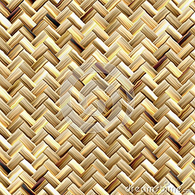 Seamless basket weave pattern Stock Photo